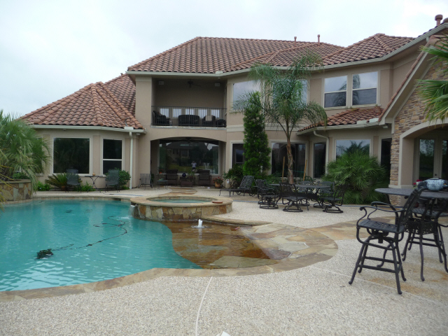 Tile Roof in Katy Texas cleaned by Katy Memorial Roof Cleaning and Power Washing on May 11th